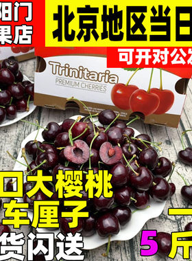顺丰现货智利进口车厘子4J超大果桑提娜黑珍珠进口大樱桃孕妇水果