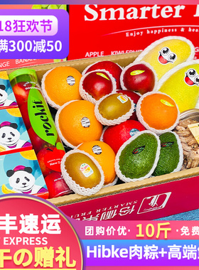 顺丰10斤Hibake肉粽组合新鲜水果礼盒装端午送礼高端混搭混合