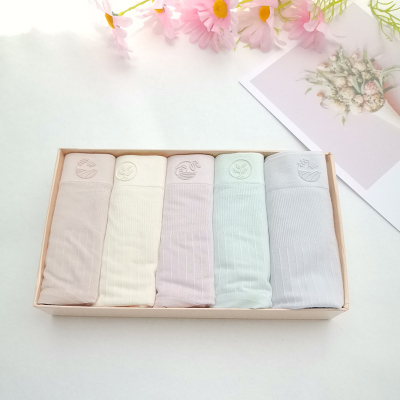 曼娜9009莫代尔7A无缝舒适透气蚕丝抑菌底档高弹加大加肥三角内裤