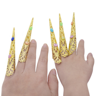 宫廷护甲古装宫廷后宫手指套指甲套皇后贵妃甄嬛传太后指甲套表演