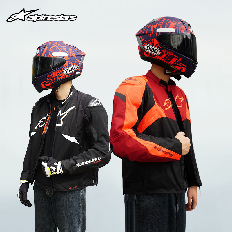 皮衣秋冬骑行服A星保暖防水男女