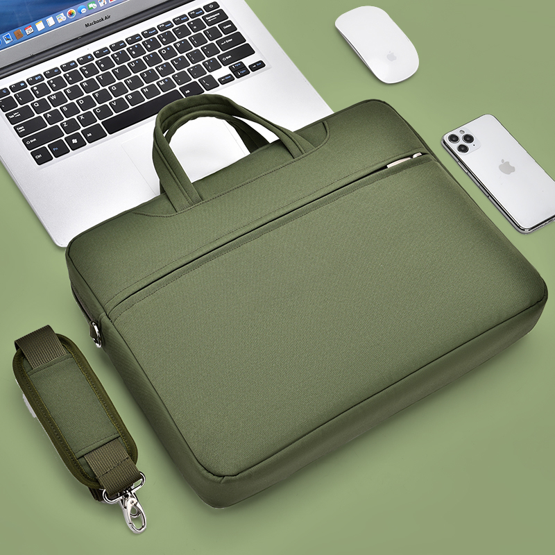 适用于小米RedmiBook 16笔记本16英寸电脑包气囊防震25款单肩包红米Pro14/15防水手提袋15.6寸男女斜跨背防震