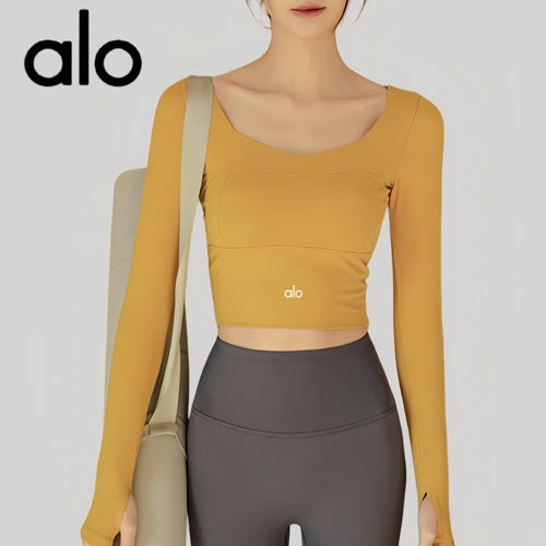 AIo瑜伽服健身跑步长袖女士