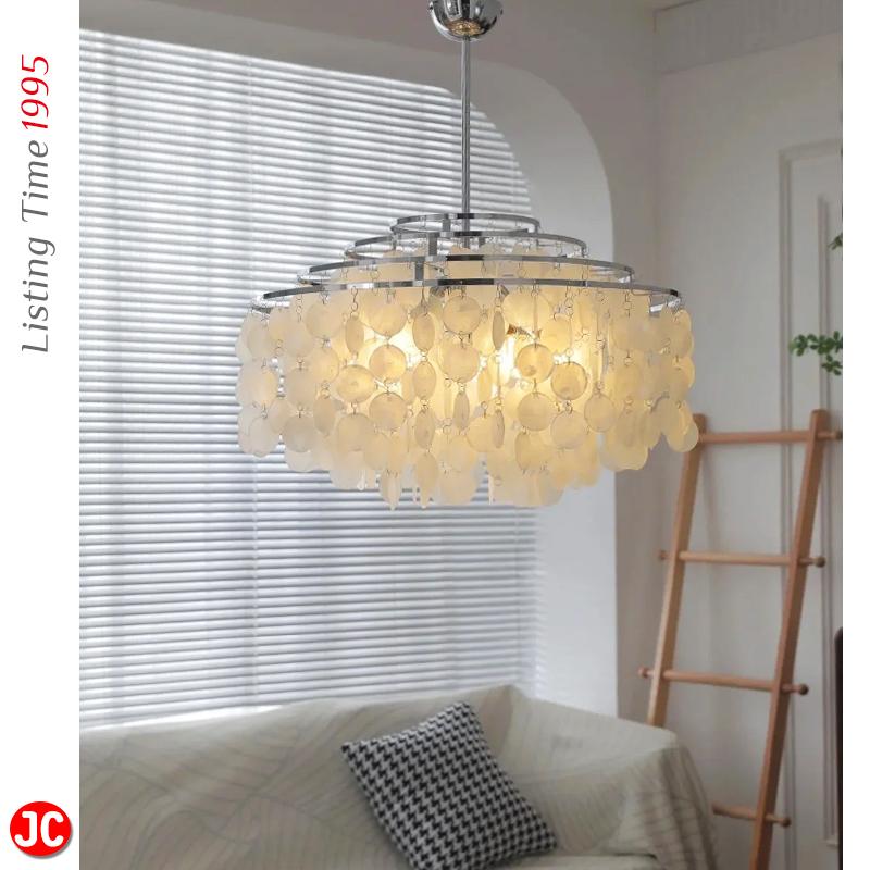 法式卧室餐厅轻奢风铃灯贝壳吊灯