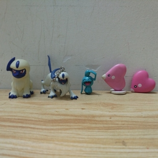 NO.359-360-370阿勃梭鲁小果然爱心鱼挂件地台神奇宝贝宝可梦