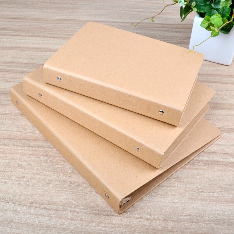 牛皮纸外壳 A5 B5 A4空白牛皮纸DIY外壳 文件夹 DIY相册涂鸦本