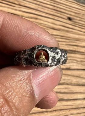 转运龙门石窟石窟佛磐石戒指