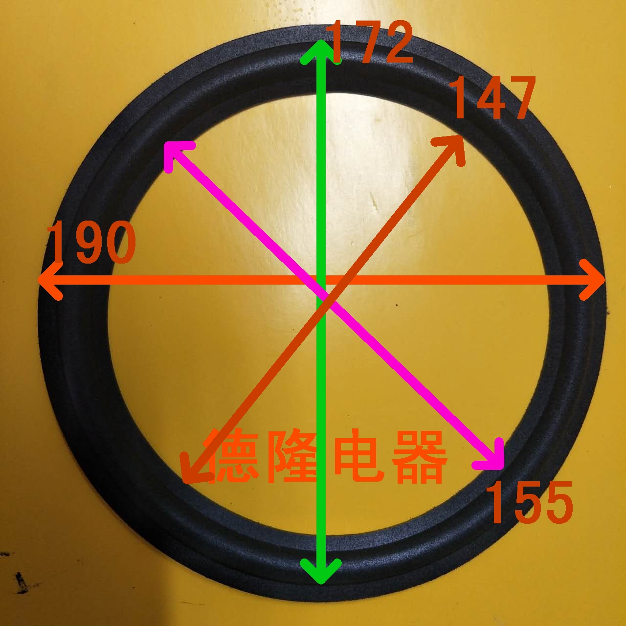 维修喇叭配件扬声器JBL早期适用于8寸JBL喇叭配件8寸泡沫窄边特殊