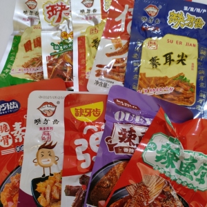缺牙齿素牛肚素虾仁素耳尖圈圈脆骨鱼仔黄金鱼辣鱼尾辣鱼排多口味