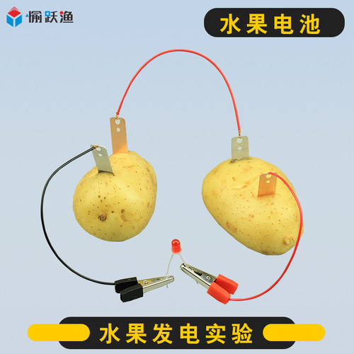 愉跃渔科学水果发电自制材料包