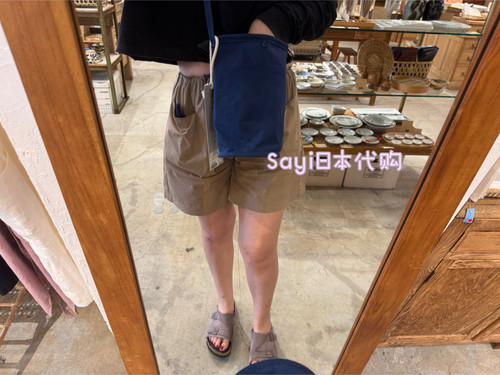 Sayi日本直邮BAILER |日本制仓敷意匠冈山小众棉质帆布斜挎水桶包