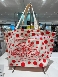 Sayi日本直邮草间弥生Yayoi Kusama新款 帆布袋购物包 环保袋托特