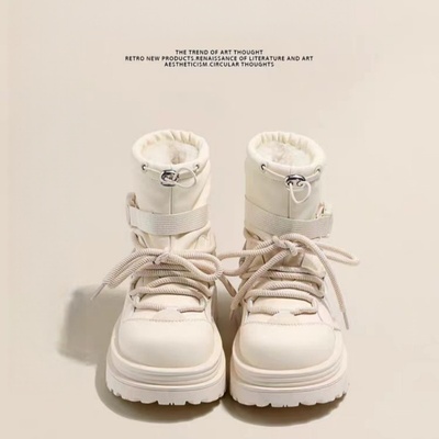 地靴女防水防滑雪加厚大棉鞋厚底