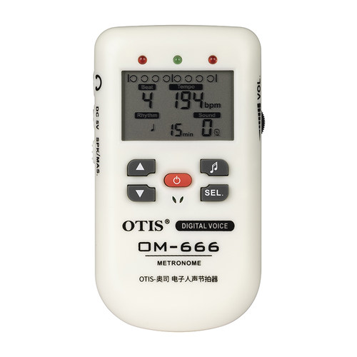 OTIS奥司OM-666人声电子节拍器吉他钢琴古筝节拍器（官方授权店）