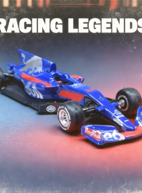 残缺特价1/55台湾711限定红牛F1一级方程式赛车STR12 合金车模