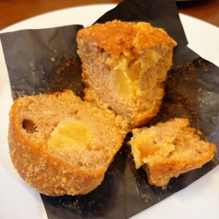 泽爸现烤纸杯肉桂苹果麦芬下午茶甜品点心玛芬夹心熔岩小蛋糕