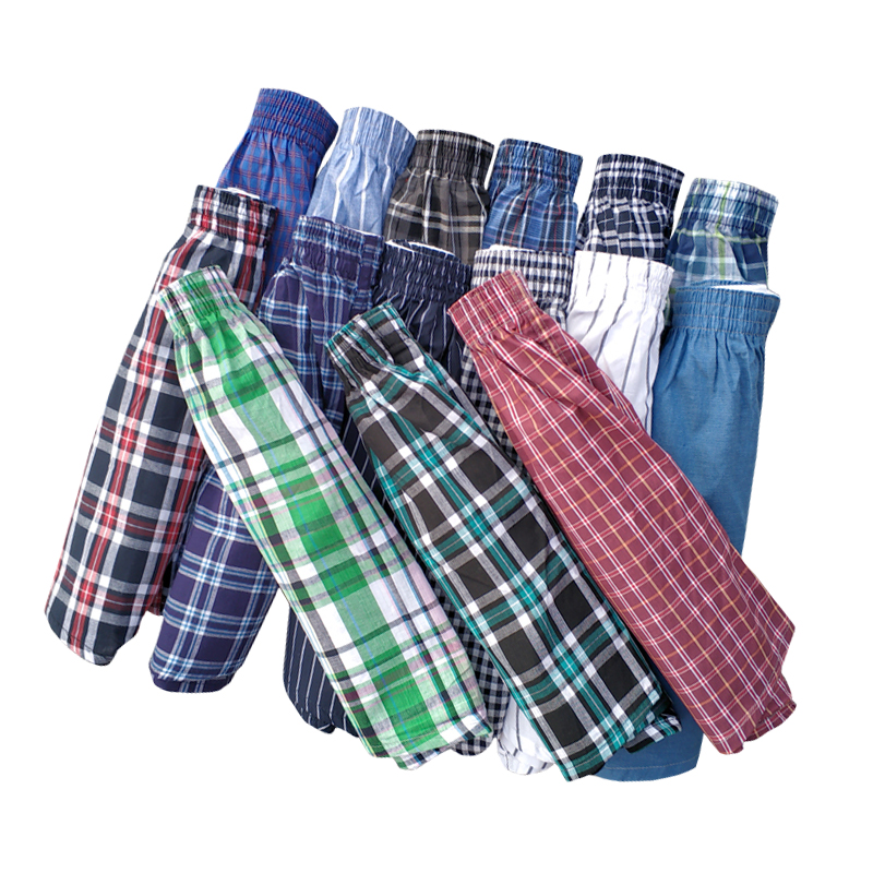 四角薄款100%新疆棉短睡裤阿罗裤