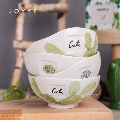 joyye仙人掌ins风吃饭陶瓷餐具