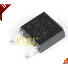 全新UTC UTC78D09L 0.5A 9V TO-252 贴片三端稳压器 78D09L