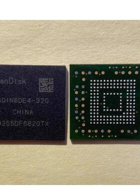 SDIN8DE4-32G 汽车电脑板BGA存储芯片 EMMC 32G 全新 153珠