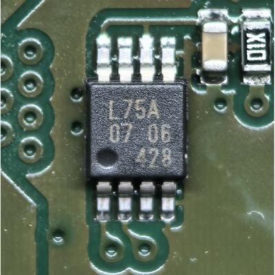 L75A LM75ADP MSOP 汽车音响功放电脑板温度传感器芯片