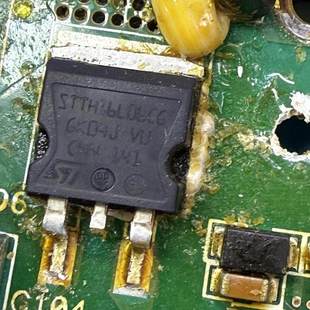 STTH16L06CG 新能源充电机控制器电脑板快恢复二极管TO263三极管
