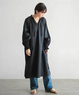 埃及棉舒适亲肤套头宽松连衣裙 日单 2022早春款 IMP@ 袍 NOMBRE