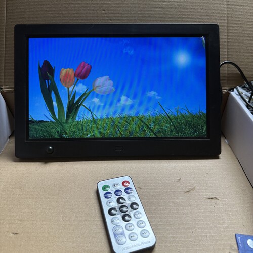 10寸超薄数码相框电子相册架视频广告机播放器多功能清货一个