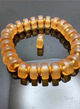 鱼惊石平安扣青鱼石婴儿吊坠手串