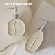 LENYVASEN 空瓶高颜值按压瓶 洗手液瓶子酒店卫生间陶瓷沐浴露分装