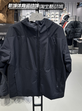 Adidas阿迪达斯春款男子拒水防泼运动连帽夹克外套JZ8413 JZ8414