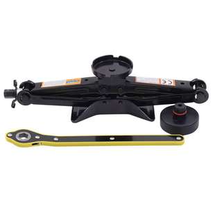 厂家车载千斤顶大圆盘胶垫款新能源电动汽车换台工具用千斤顶