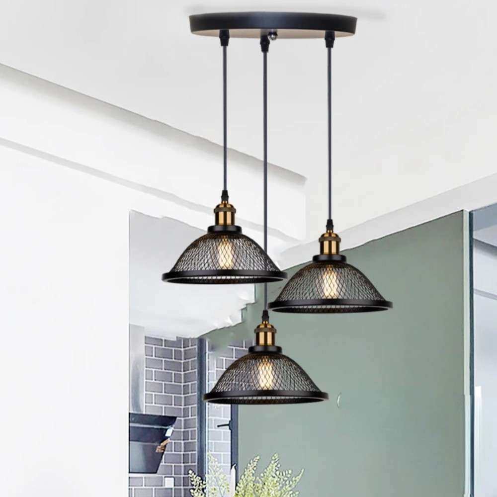 美式铁艺吊灯复古黑色简约家用餐厅吧台单头灯具工业风床头吊灯,鲜花速递/花卉仿真/绿植园艺,割草机/草坪机,淘宝优惠券,粉丝福利购,淘宝优惠卷