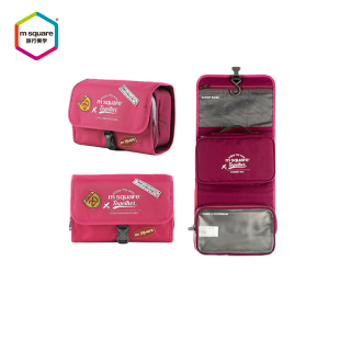 化妆收纳便携包女出差干湿分离头等舱套装 Square旅行洗漱包男士