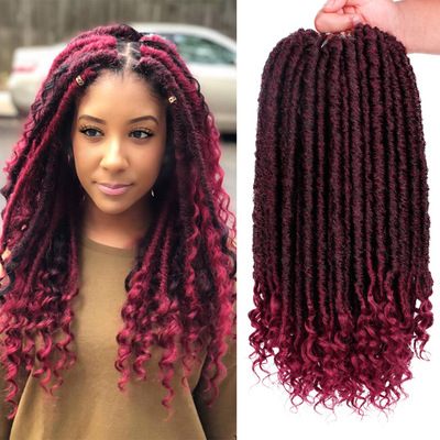 vigorous fauxlocs goddess braids 18inches crochet hair