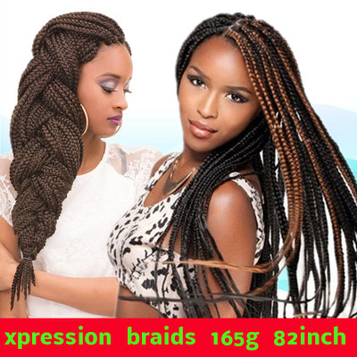 外贸欧美黑人假发 脏辫大辫子xpression braid hair extension