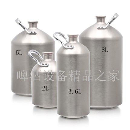304不锈钢啤便携白酒壶酒桶家酿二发酒桶中转桶酒精桶户外带把手