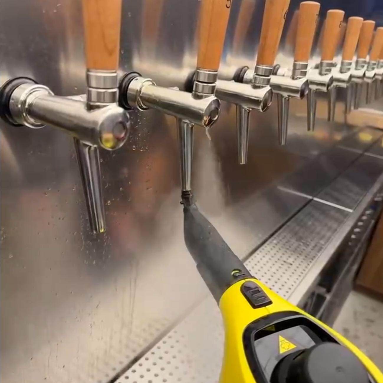 精酿啤酒日常清洗消毒高温蒸汽