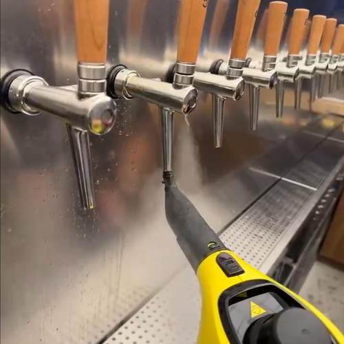 精酿啤酒日常清洗消毒高温蒸汽