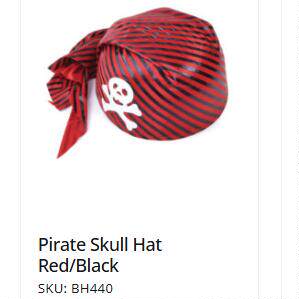 成人海盗帽2款AdultPirateHat