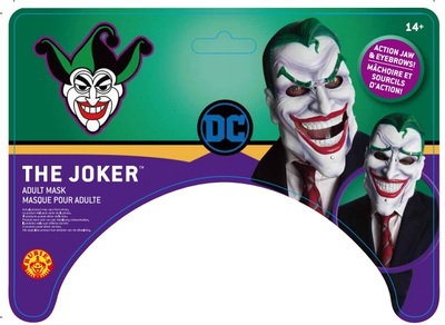 眉毛嘴巴活动小丑面具