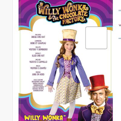 女童男童威利旺卡WILLYWONKA