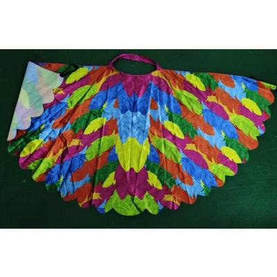 儿童鹦鹉蝴蝶翅膀披风装扮