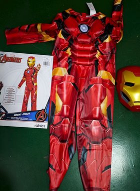 带包装儿童豪华裤子款 钢铁侠 绿巨人 带面具 Iron Man Hulk