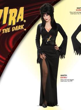 #成人暗黑女王艾薇拉  S码带商标 Elvira