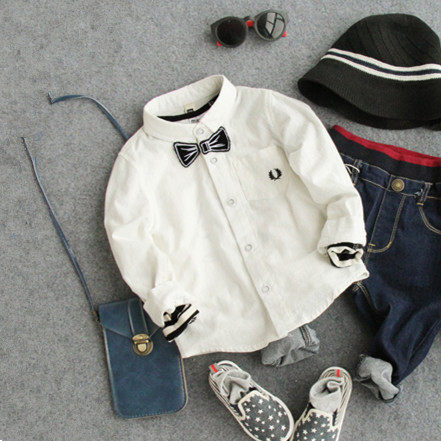 Chemise garcon à manche longue - Ref 2073648 Image 3