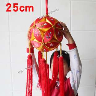 广西绣球靖西旧州手工绣球壮族手工艺品民族风送外国朋友礼物25cm