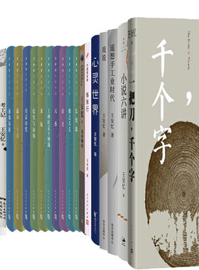 王安忆作品19册 长恨歌+一把刀，千个字+桃之夭夭+天香+姊妹行+麦田物语+小说六讲+启蒙时代等 作者:王安忆 文学