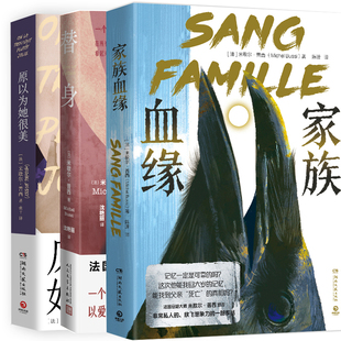 家族血缘+替身+原以为她很美共3册 作者:[法]米歇尔·普西 悬疑推理小说
