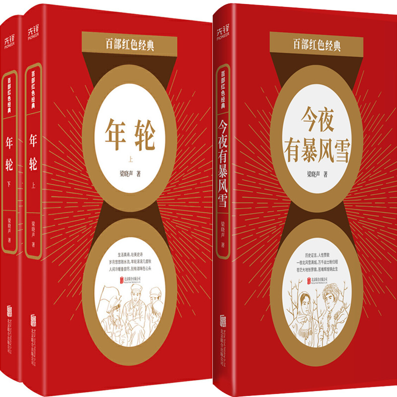 年轮 今夜有暴风雪共3册 作者:梁晓声 著 出版社:北京联合出版有限